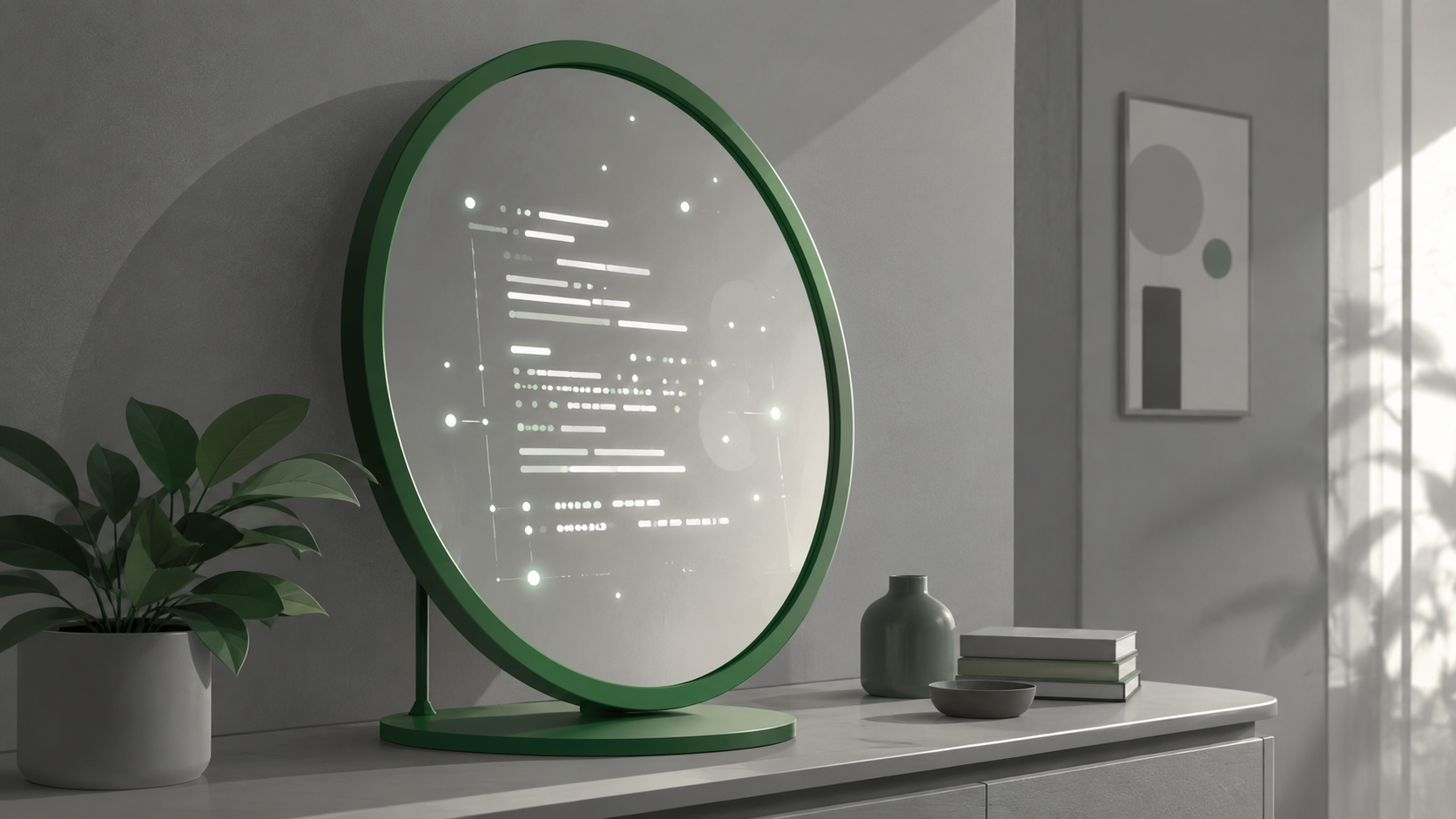 Ilustración abstracta sobre inteligencia artificial e inclusión